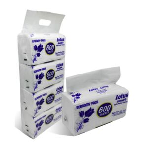 Lotus Al Wadi Soft Facial Tissue 1 Ply 600 Sheets