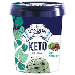 London Dairy Keto Ice Cream Mint Chocolate 473Ml