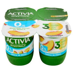 Activia 0.1% Pesca 125G X4