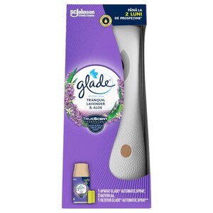 Glade Auto Spray Holder Tranquil Lavender & Aloe 1 Piece