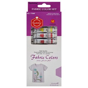 Keep Smiling Fabric Colors 12*6Ml