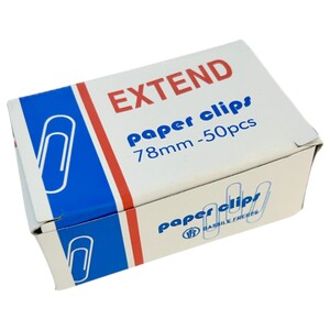Extend Paper Clips 78Mm-50Pcs