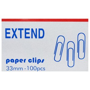 Extend Paper Clips 33Mm-100Pcs