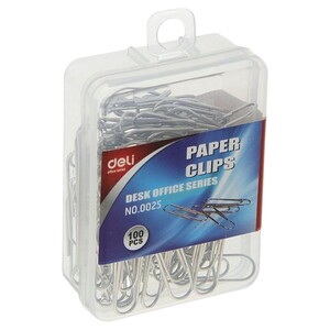Deli Paper Clips 100Pcs