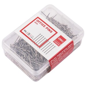 Deli Sharp Office Pins 50G 24Mm