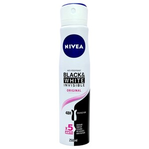 Nivea Deodorant Spray Black & White Clear 250Ml