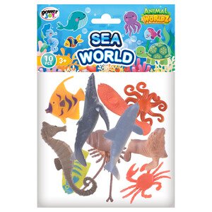 Power Joy Animal Worldz Sea World 10 Pieces 2030B