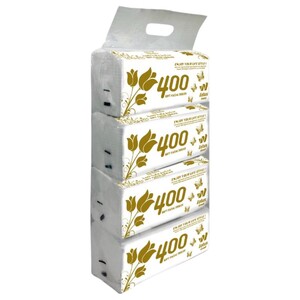 Lotus Alwadi Soft Facial Tissue 400 Sheets X4