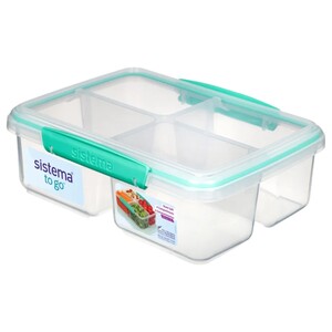 Sistema To Go Quad Split 57.4Oz / 1.7L