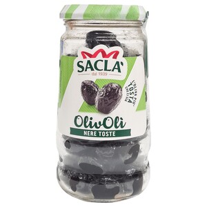 Sacla Dried Black Olives 200G