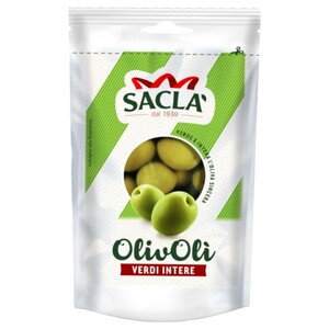 Sacla Olipak Green Olives 750G