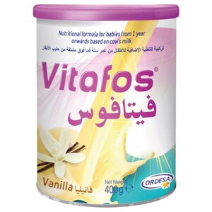 Vitafos Nutritional Formula Milk For Babies & Children Vanilla 400G