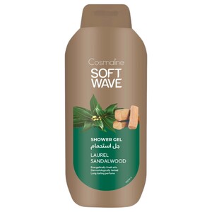 Cosmaline Soft Wave Shower Gel Laurel Sandalwood 650Ml