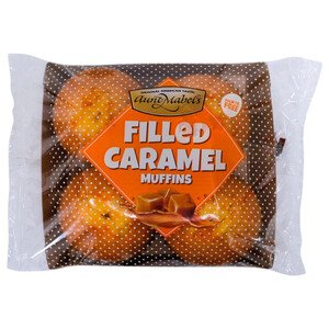 Aunt Mabel's Muffins Filled Caramel 4 Pieces