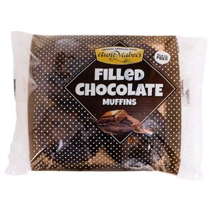 Aunt Mabel's Muffins Filled Chocolate 4 Pieces