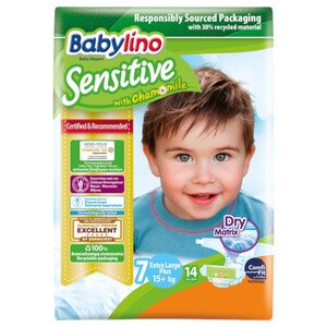 Babylino Nappy No7 15+Kg 14 Pieces