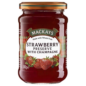 Mackays Strawberry Preserved With Champagne 340G