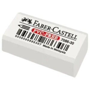 Fc Erasers Pvc Free White