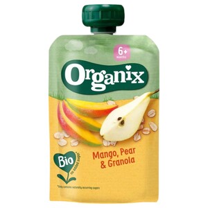 Organix 6M+ Mango Pear And Granola Pouch 100G