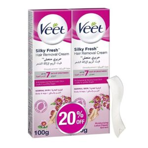 Veet Hair Removal Cream For Skin 100 Gr X2