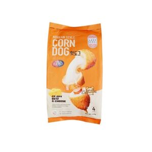Good Seoul Corndog Crispy Beef & Cheese 4 Pcs 320 Gr
