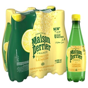Maison Perrier Flavored Sparkling Water Pet Lemon 500Ml X6