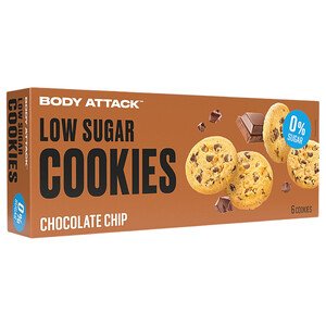 Body Attack Chocolate Cookies Low In Sugar 115G