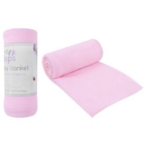First Steps Baby Blanket 70X70cm 0M+ Pink