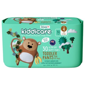 Kiddicare Deluxe Nappy Toddler Pants 10-14Kg 30 Pieces