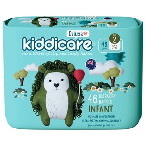 Kiddicare Deluxe Nappy Infant 4-7 Kg 46 Pieces