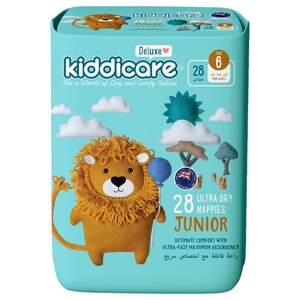 Kiddicare Deluxe Nappy Junior 16Kg+ 28 Pieces