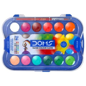 Doms Aqua Colour Cakes 24 Shades
