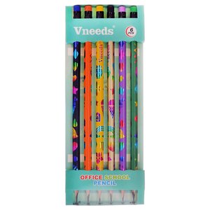 Vneeds Office School Pencil 6 Pieces