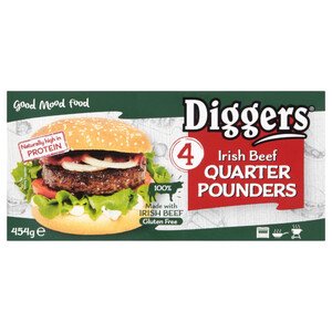 Diggers 4 Quarter Pounders 6 Each