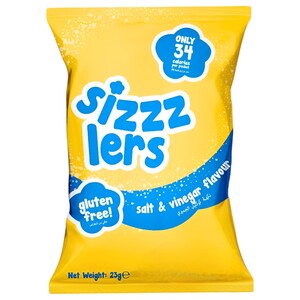 Sizzzlers Salt & Vinegar Gluten Free 23G