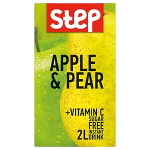 Step Instant Drink Apple & Pear Vitamin C Sugar Free 2L