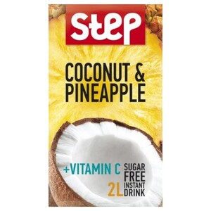 Step Instant Drink Coconut & Pineapple Vitamin C Sugar Free 2L