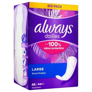 Always Pantyliner Large 46 Pads
