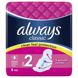 Always Maxi Classic Long Plus 9 Pads