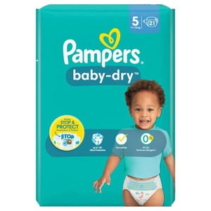 Pampers Baby-Dry Size 5 21 Pieces