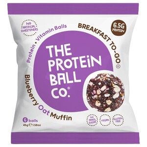 The Protein Ball Co. Breakfast To Go Blueberry Oat Muffin 45G