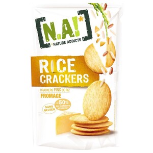Nature Addicts Rice Crackers Cheese 85G