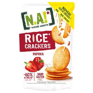 Nature Addicts Rice Crackers Paprika 85G