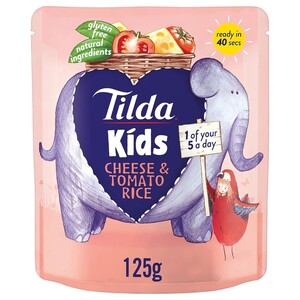 Tilda Kids Cheese & Tomato Rice 125G
