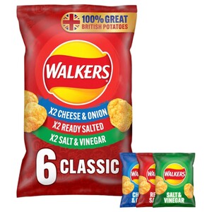 Walkers Variety 25G X6