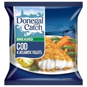 Donegal Catch Cod Breaded Atlantic Fillets 400G