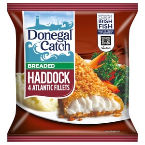 Donegal Catch Haddock Breaded 4 Atlantic Fillets 450G