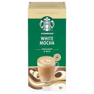 Starbucks White Mocha Premium Instant Coffee 5 Sachets 120G