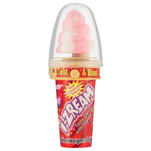 Kidsmania I-Zream Twist & Blast Candies Flavor With Crystal Bits Assorted 24G