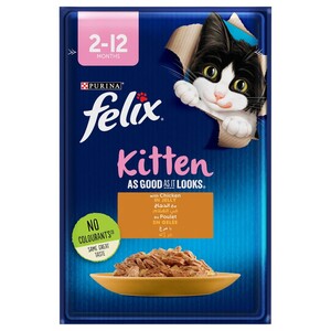 Felix Kitten With Chicken In Jelly 85G